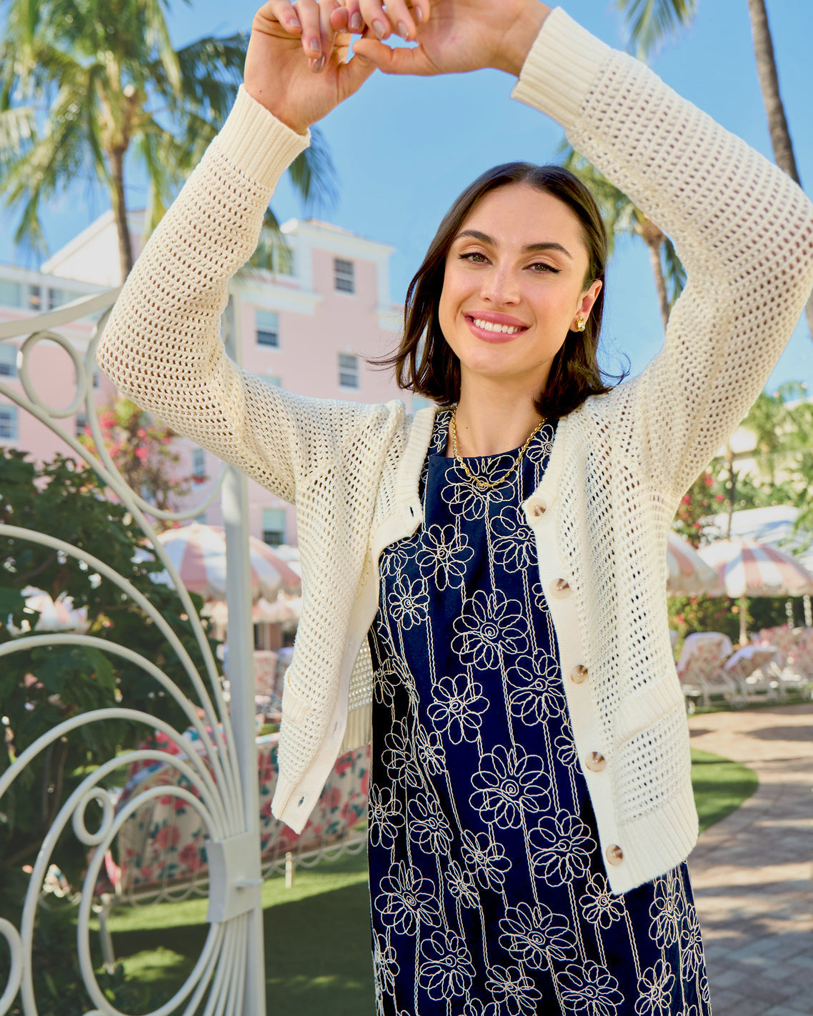 Open Weave Cardigan